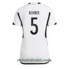 Tyskland Thilo Kehrer 5 Hjemme VM 2022 - Dame Fotballdrakt